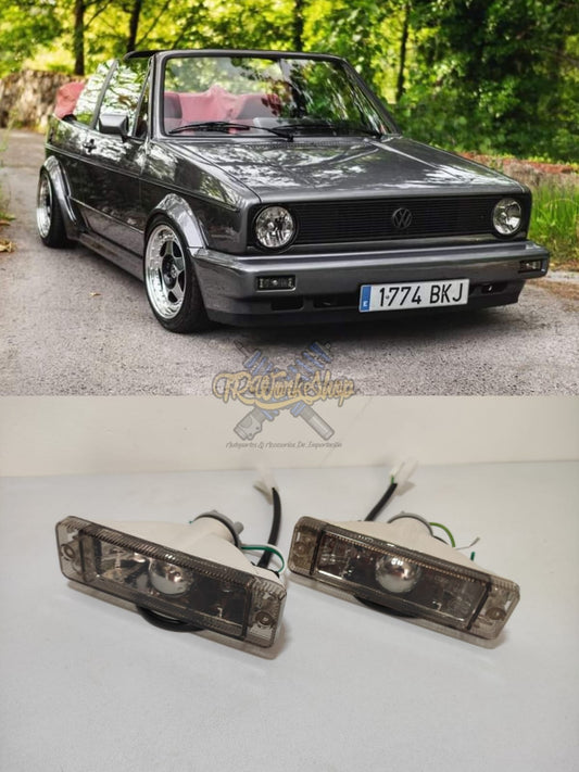 Cuartos Frontales VW Caribe, Atlantic, Caddy Mk1 | Smoke | JOM