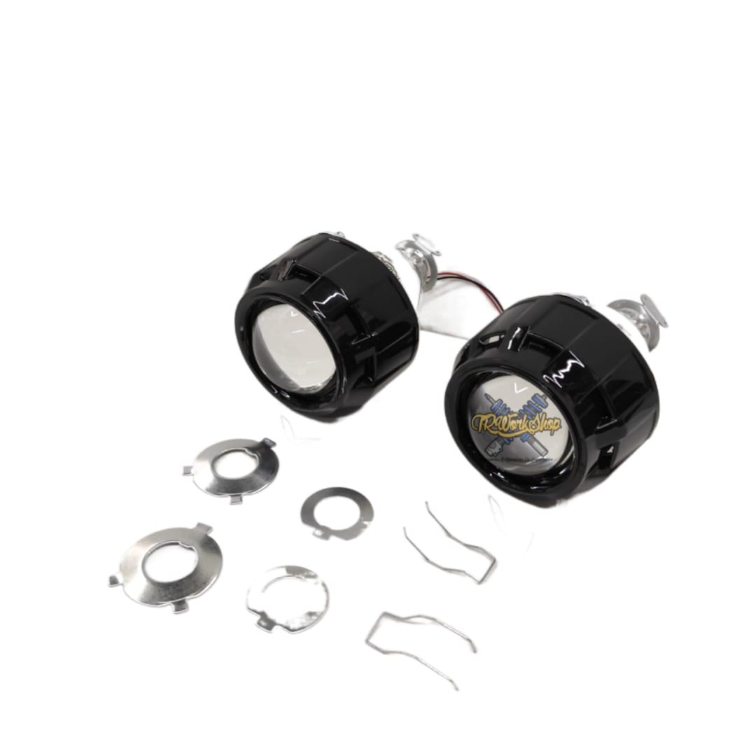 Proyectores Bi-Xenón 2.5” | H4 H7 | Lupas Retrofit | Negros