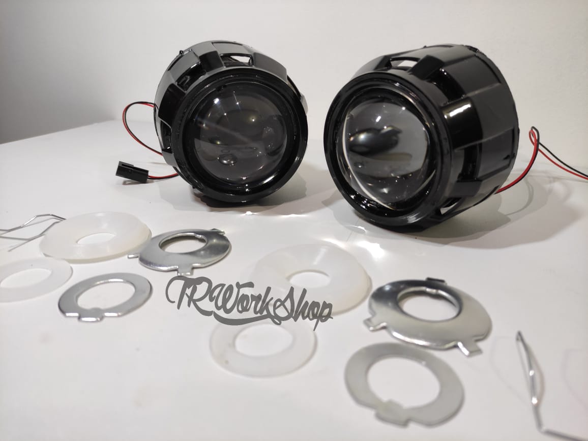 Proyectores Bi-Xenón 2.5” | H4 H7 | Lupas Retrofit | Negros