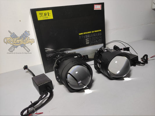 Proyectores Bi-LED 3” Sanvi | H4 H7 H13 9006 | Luz Alta y Baja