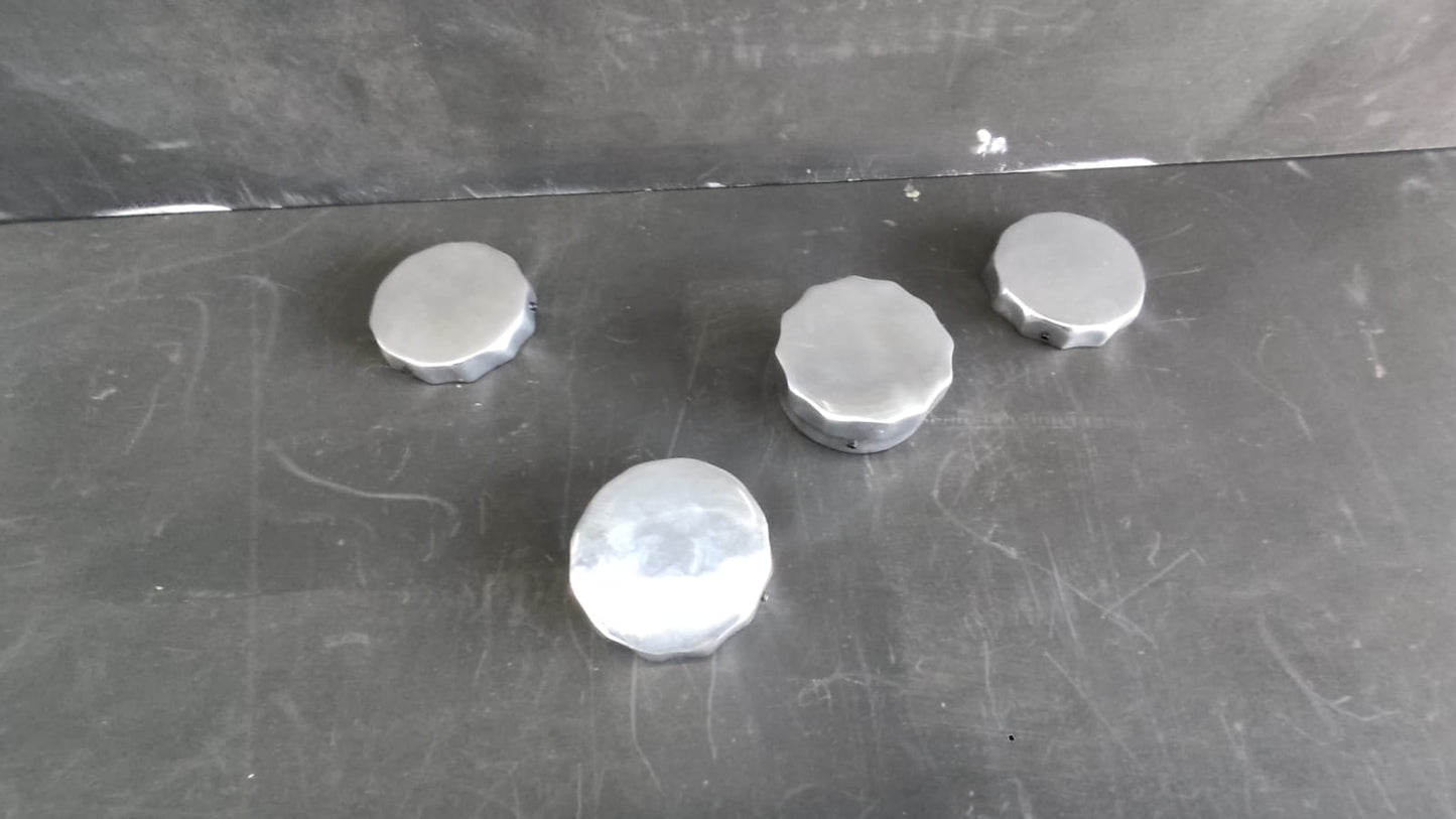 Kit Embellecedor Tapas Aluminio Chevy C1 C2 C3 | Acabado Pulido | TRWS