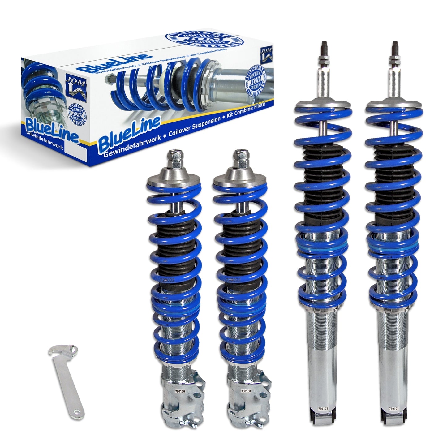 Coilovers JOM Blueline para Volkswagen Golf Y Jetta Mk2 Y Mk3 Cabrio