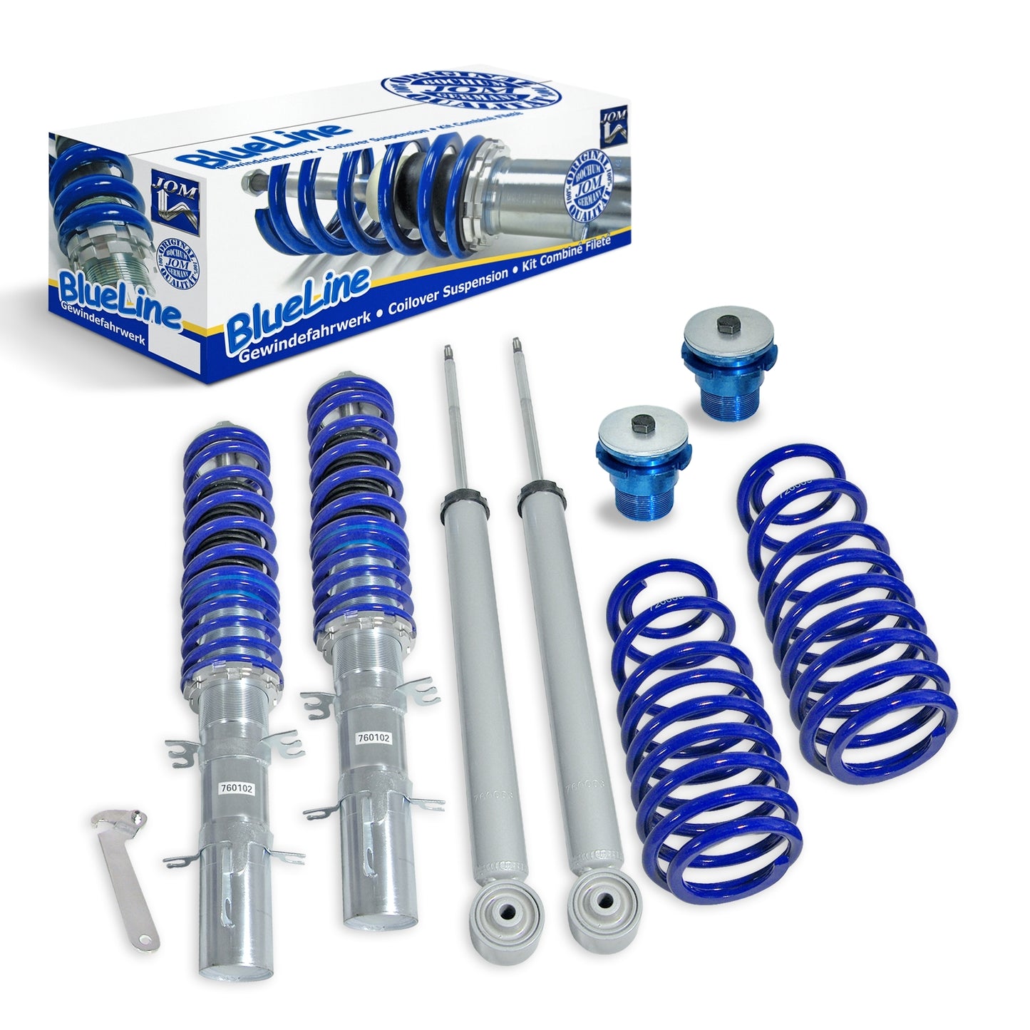 Coilovers JOM Blueline para Volkswagen Jetta Golf A4 Mk4 Beetle León Clásico