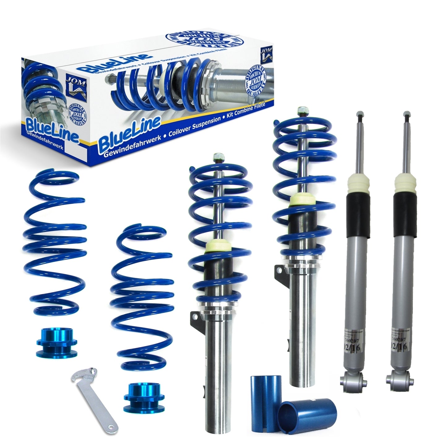 Coilovers JOM Blueline para Seat León Cupra 5f 2013 a 2020
